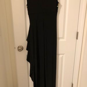 Long black and gold dress size 4